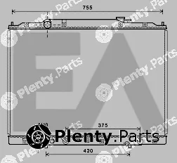 Eaclima 31R26089 — Radiator, engine cooling