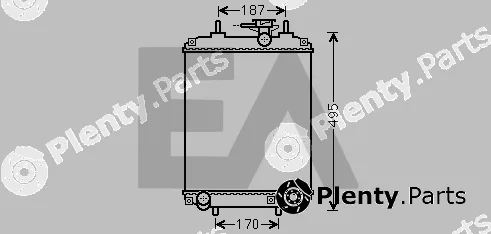 Eaclima 31R19049 — Radiator, engine cooling