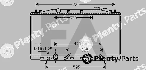 Eaclima 31R26076 — Radiator, engine cooling