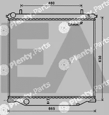Eaclima 31R14010 — Radiator, engine cooling
