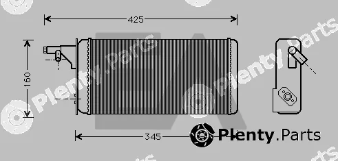 Eaclima 45C30011 — Heat Exchanger, interior heating