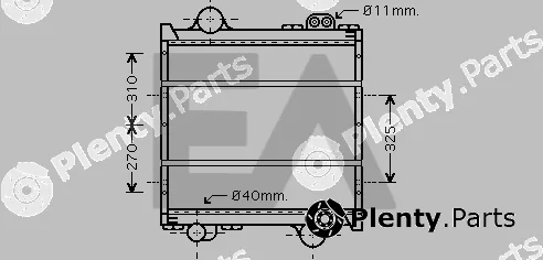 Eaclima 31R59017 — Radiator, engine cooling