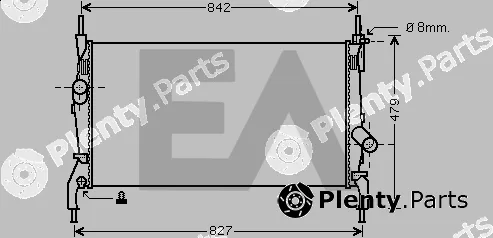 Eaclima 31R22129 — Radiator, engine cooling