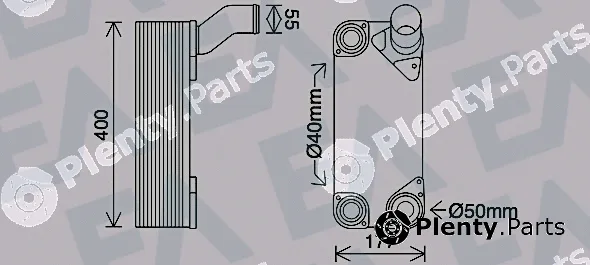Eaclima 37G47006 — Oil Cooler, engine oil