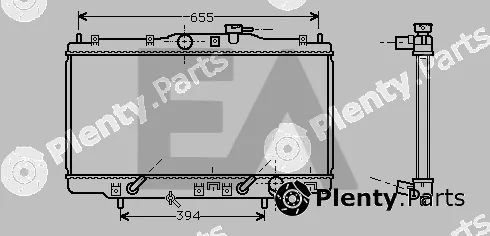 Eaclima 31R26115 — Radiator, engine cooling