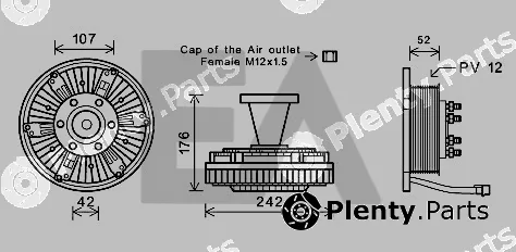 Eaclima 35C30D03 — Fan Wheel, engine cooling