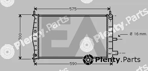 Eaclima 31R22113 — Radiator, engine cooling