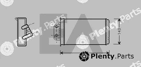 Eaclima 45C25023 — Heat Exchanger, interior heating