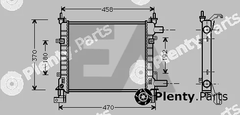 Eaclima 31R22115 — Radiator, engine cooling