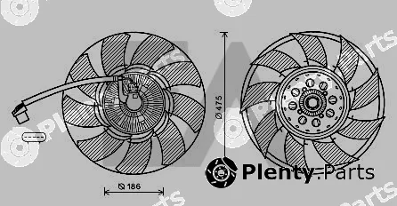 Eaclima 35C05C01 — Fan Wheel, engine cooling