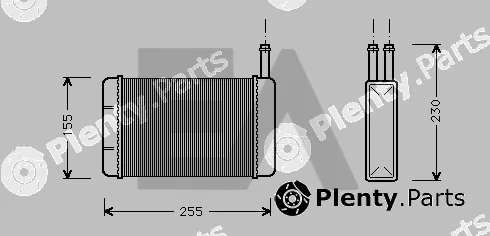 Eaclima 45C22009 — Heat Exchanger, interior heating