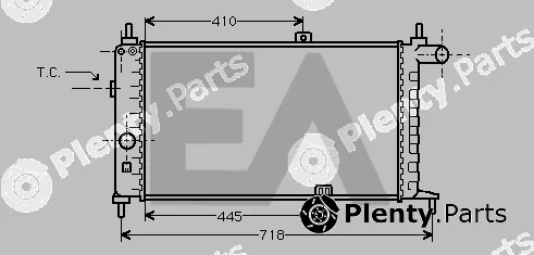 Eaclima 31R54039 — Radiator, engine cooling