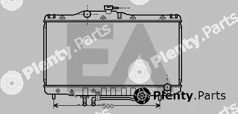 Eaclima 31R71097 — Radiator, engine cooling
