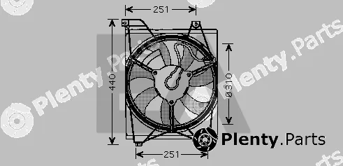 Eaclima 33V36016 — Fan, engine cooling