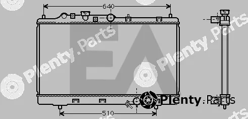 Eaclima 31R52061 — Radiator, engine cooling
