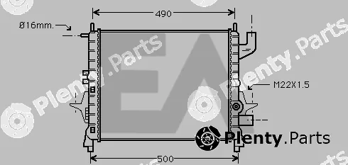 Eaclima 31R60119 — Radiator, engine cooling