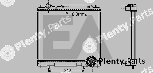 Eaclima 31R51039 — Radiator, engine cooling