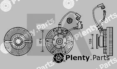 Eaclima 35C45D06 — Fan Wheel, engine cooling