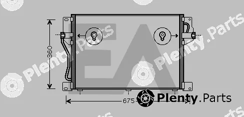 Eaclima 30C78002 — Condenser, air conditioning