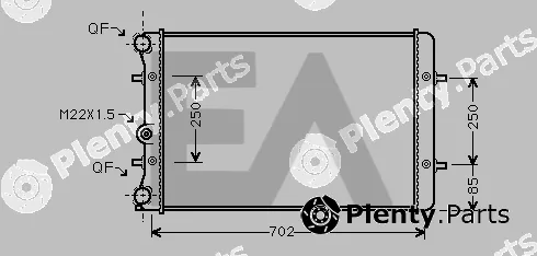 Eaclima 31R02033 — Radiator, engine cooling