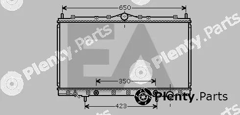 Eaclima 31R51079 — Radiator, engine cooling
