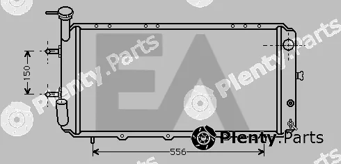 Eaclima 31R68007 — Radiator, engine cooling