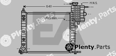 Eaclima 31R50148 — Radiator, engine cooling