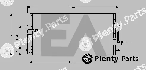 Eaclima 30C26006 — Condenser, air conditioning