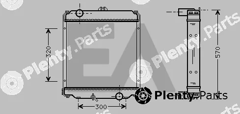 Eaclima 31R51025 — Radiator, engine cooling