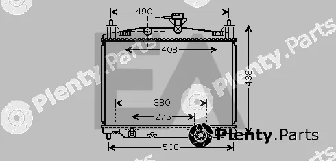 Eaclima 31R52095 — Radiator, engine cooling