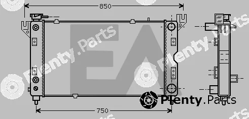 Eaclima 31R12007 — Radiator, engine cooling