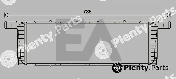 Eaclima 31R58018 — Radiator, engine cooling