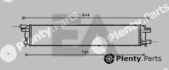 Eaclima 31R02008 — Radiator, engine cooling