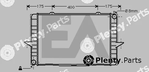 Eaclima 31R78039 — Radiator, engine cooling