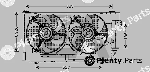 Eaclima 33V10003 — Fan, engine cooling