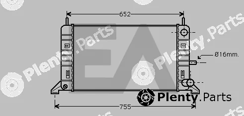 Eaclima 31R22042 — Radiator, engine cooling