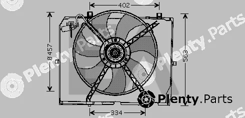 Eaclima 33V50003 — Fan, engine cooling