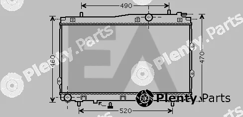 Eaclima 31R36026 — Radiator, engine cooling