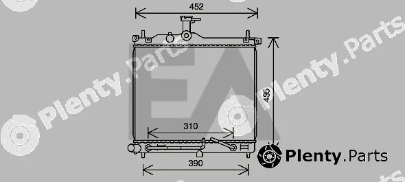 Eaclima 31R28116 — Radiator, engine cooling