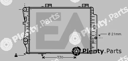 Eaclima 31R50001 — Radiator, engine cooling