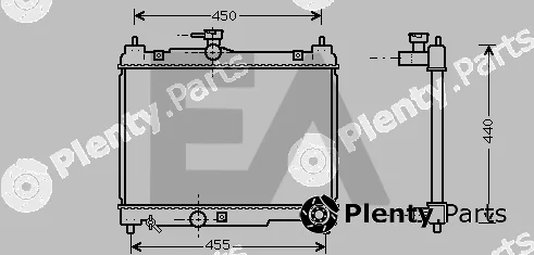 Eaclima 31R71298 — Radiator, engine cooling