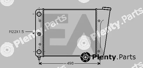 Eaclima 31R77010 — Radiator, engine cooling