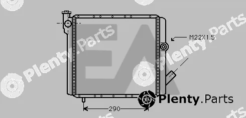 Eaclima 31R60092 — Radiator, engine cooling