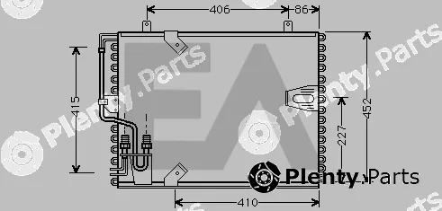 Eaclima 30C07022 — Condenser, air conditioning