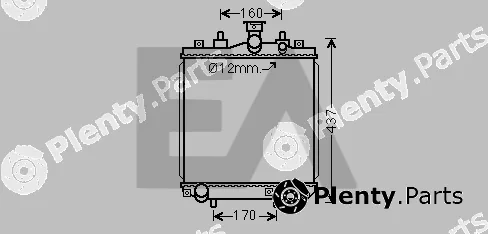 Eaclima 31R19046 — Radiator, engine cooling