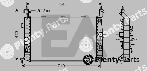 Eaclima 31R54115 — Radiator, engine cooling