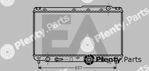 Eaclima 31R71110 — Radiator, engine cooling