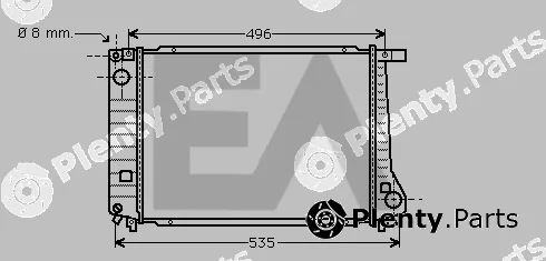 Eaclima 31R07034 — Radiator, engine cooling
