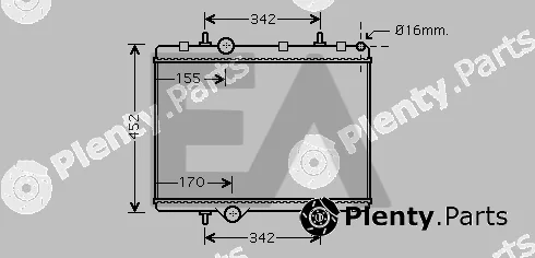 Eaclima 31R55047 — Radiator, engine cooling