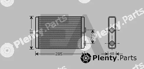 Eaclima 45C25009 — Heat Exchanger, interior heating